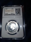 1967 / JFK - KENNEDY HALF DOLLAR [KEEPSAKE / GIFT SLAB] (40% SILVER) MS/BU