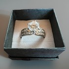 Vintage Sterling Silver Ring Ross Simon Marked 925 RP Solitaire Sz 8.5 — photo 4