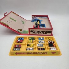 Vintage 1987 Galoob Micro Machines City Service Center 16 Cars