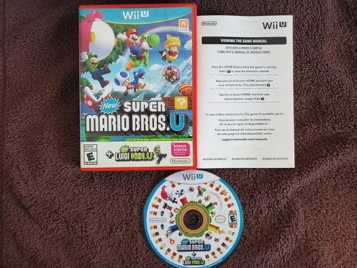 Super Mario Bros. U with New Super Luigi U. (Nintendo Wii U, 2013) COMPLETE