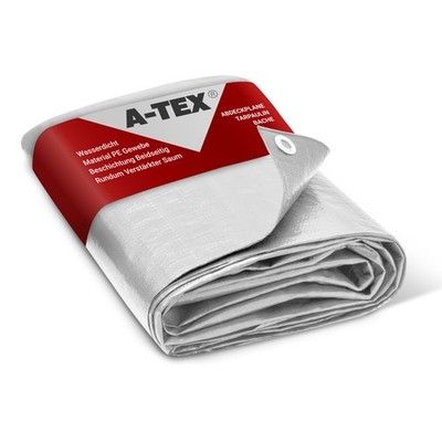 A-TEX  Plane mit Ösen Abdeckplane weiß 140 g/m² Gewebeplane Schutzplane