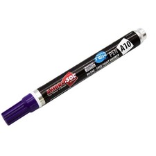Indelible Purple Marker 10Ml Industrial Plastic Glass Metal