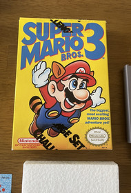 Super Mario Bros. 3 CIB Challenge Set STICKER ON BACK ERROR VARIANT Nintendo NES