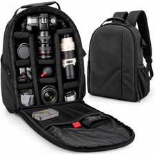 Camera Backpack Shoulder Bag Waterproof Case for Canon Nikon Sony DSLR Digital