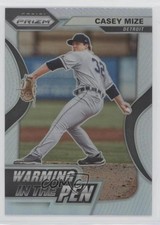 2020 Panini Prizm Warming in the Pen Silver Prizm Casey Mize #WIP-10 0p0y