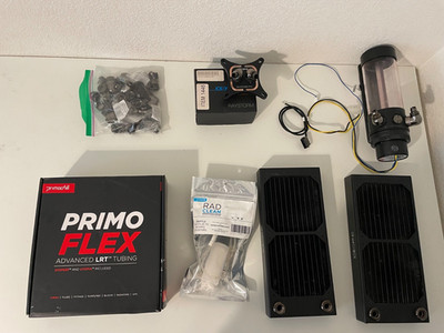 XSPC Raystorm Custom Liquid Water Cooling kit - AMD & INTEL Kit (parts as shown)