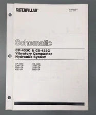 Caterpillar CP-433C CS-433C Hydraulic System Schematic, Vibratory Compactors