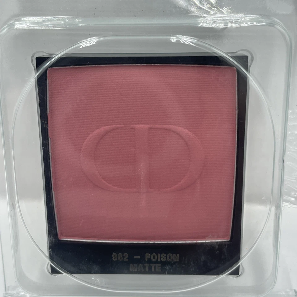 Dior Rouge Blush Couture Color Long Wear Powder Blush 962 Poison Matte 6 g NEW T - Image 3 of 3