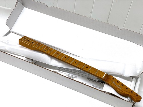 FOTOS REALES Fender Tele Cuello Arce Tostado Vintera 9.5" Radio 60s C Telecaster - Imagen 5 de 24