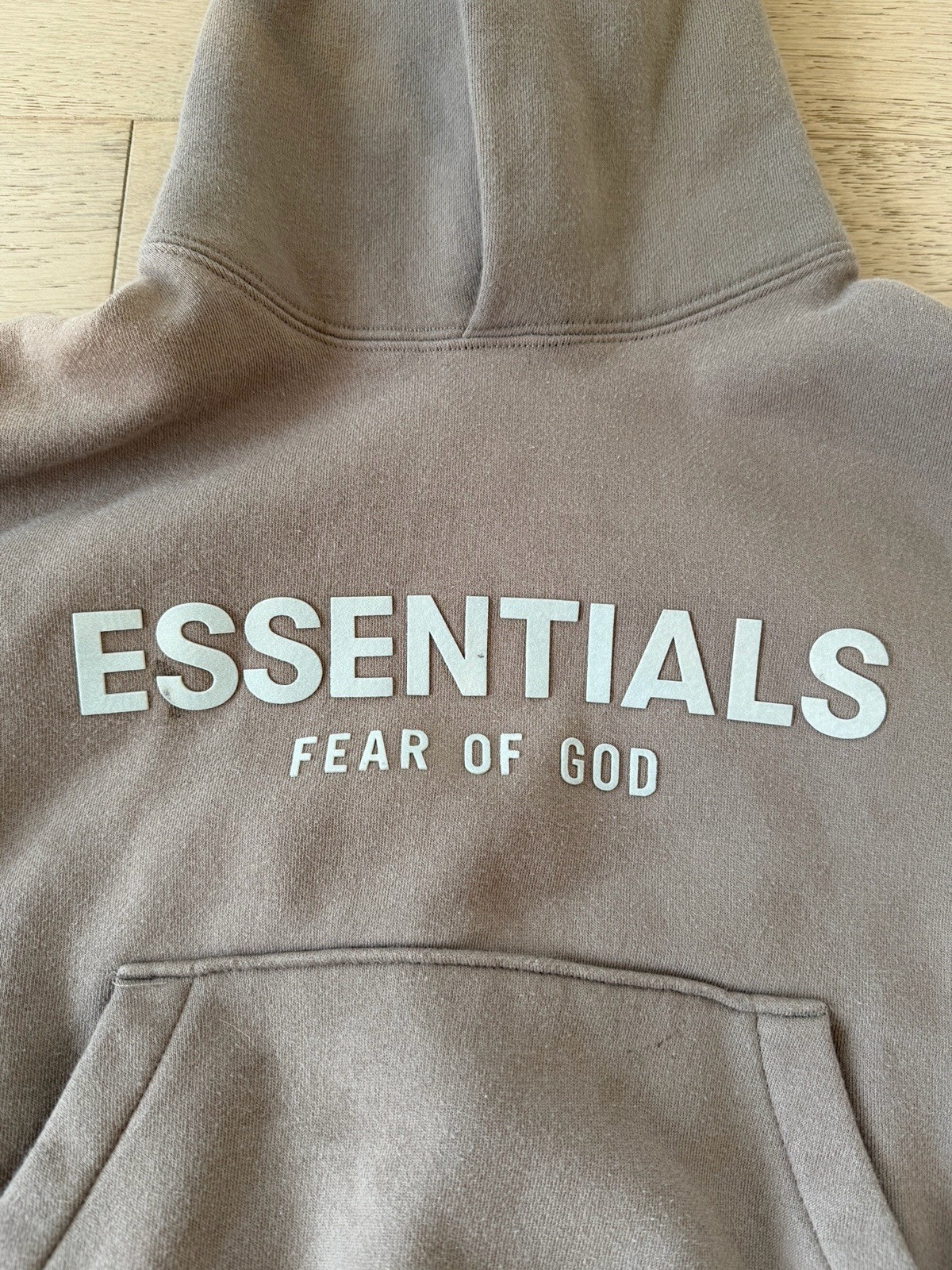 Essentials Fear of God Youth Hoodie, Size 6/7, pullover thumbnail 2