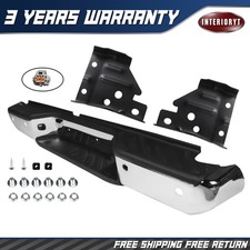 For 2013-2021 Nissan Frontier Chrome Rear Step Bumper Assembly W Sensor Hole For 2013-2021 Nissan Frontier Chrome Rear Step Bumper Assembly W Sensor Hole