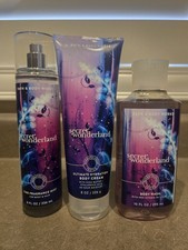 Bath Body Works Secret Wonderland 3pc Set Mist Cream Wash