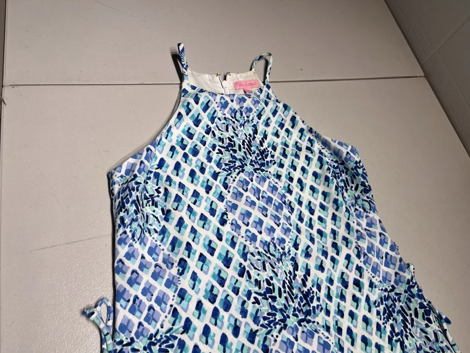 Mameluco Lilly Pulitzer para mujer 00 perla azul cachemira punta de piña Foto 2 de 4