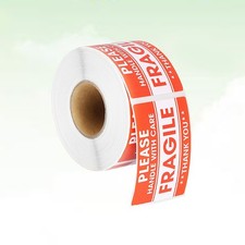 500 Pcs/Roll Large Sticky Labels Fragile Parcel Tape for Shipping