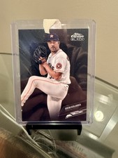 2021 Topps Chrome Black Justin Verlander Base Refractor