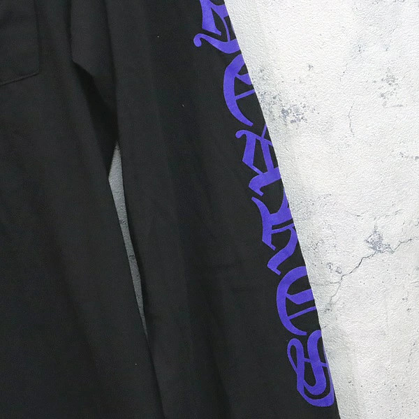 CHROME HEARTS Shinjuku Old English Neck Logo Long T-Sleeve Men's Size:L thumbnail 3