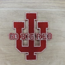 Indiana University Go Big Red Iron On Embrdrd...