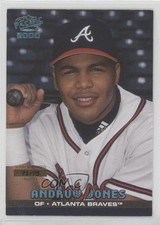 2000 Pacific Platinum Blue 71/75 Andruw Jones (Portrait) #37 b4d