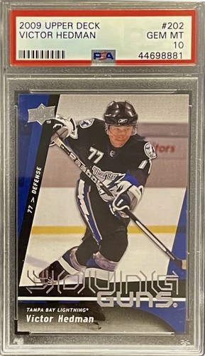 Victor Hedman #202 2009 Upper Deck card