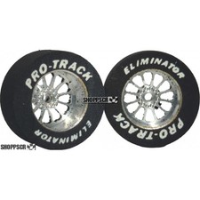 Pro Track Turbine 1-1/16 x .435 Plain Drag Rear Wheels for 3/32 axle