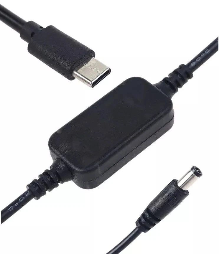 USB Type-C to 12V DC 5.5mm*2.5mm 5.5mm*2.1mm Adapter Cable USB-C PD Charger Cord - Image 2 of 4