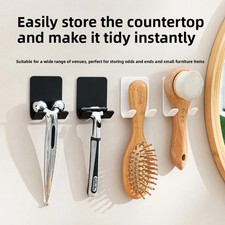 Bathroom Razor Rack Punch-Free Wall Mount Shaver Holder Organizer 1/5/12Pc