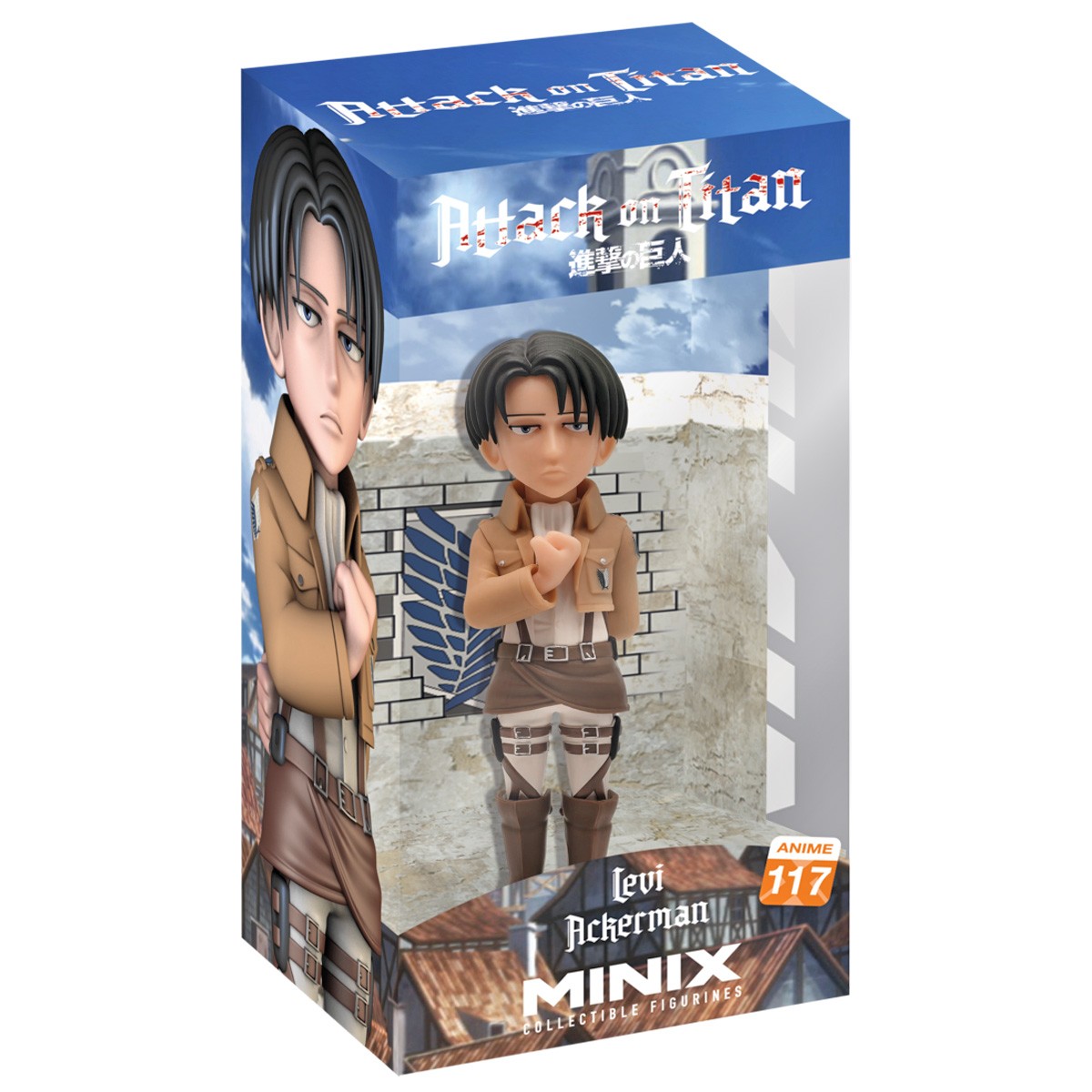 Minix Attack on Titan Levi Ackerman Figure 12cm Anime Collectible Official