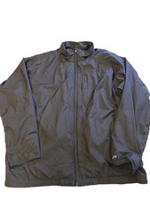 Mens PATAGONIA Gray Rare Lined Breezeway Windbreaker Jacket Sz XL Company Logo