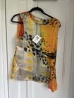 Scanlan and theodore silk top Size Au8 US4 Watercolor Sunny