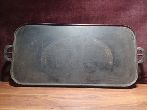 Griswold's #10 Extra Finished Ware Erie Diamond Logo Cast Iron Rectangle Griddle