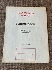 Bloomington, Indiana City Street Map with Loc...