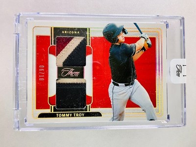2024 Panini Three and Two Dual Jersey Patch #PDJTT Tommy Troy #d /10