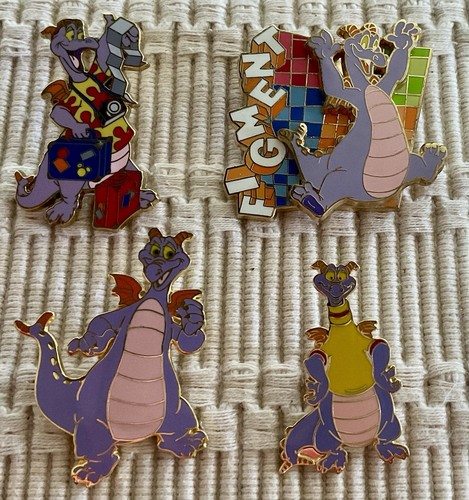 Disney Figment Pins - Assortment Of 4 Pins