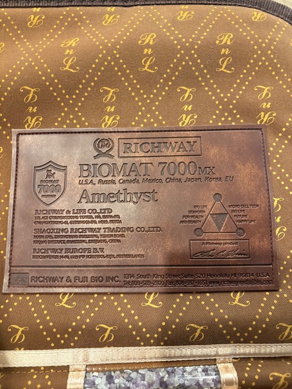 Richway Mini BioMat 7000 MX Infrared Amethyst