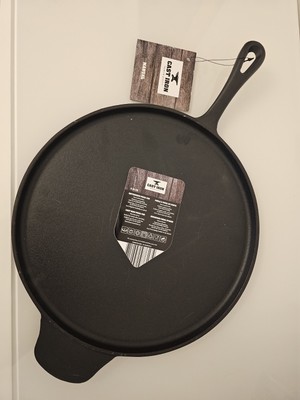 Cast Iron Gusseisen Pizza Pfanne