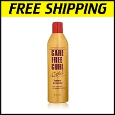 Instant Curl Activator - Carson Care Free Curl Gold, 16 oz 2 Pack for Curly Hair