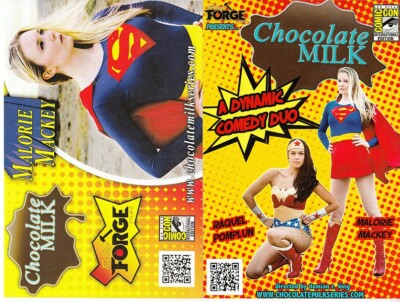Raquel Pomplun Malorie Mackey Forge 2015 SDCC 4x6 promo 2 card set Bench Warmer