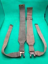 Original WW2 Pattern British Army L Straps Pair - 37 pattern Webbing Haversack