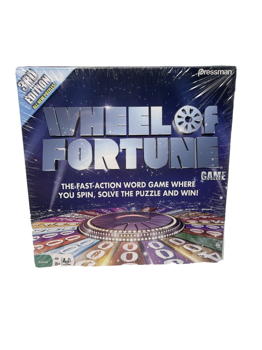 Wheel Of Fortune Game By Pressman - 3rd Edition (No Instruction Manual) | UK