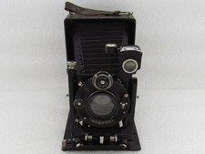 Voigtlander Lens Compur Anastigmat Skopar Antique German 9x12cm Folding Camera