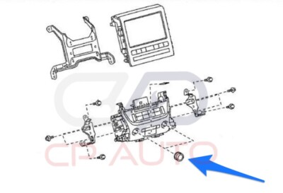 2016-2021 Toyota Land Cruiser Radio CD Player Receiver Control