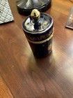 Limoges, France. Lidded porcelain box with brass mountings. — photo 4