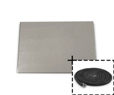 Sichtscheibe für Wamsler WO 109-8 F Werkstattofen Ersatzteil Kaminscheibe