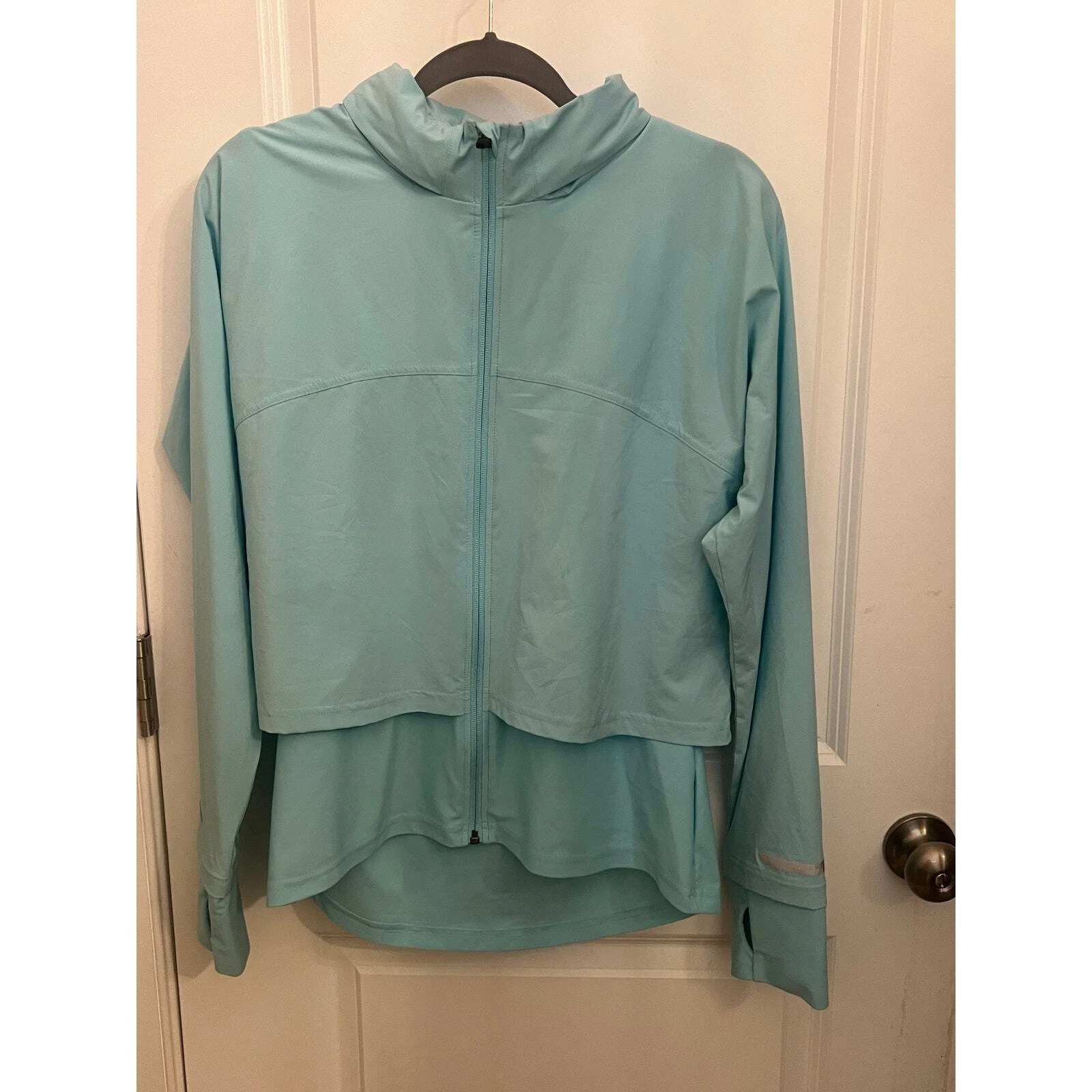 sweaty-betty fast track water resistant athleisure jacket
