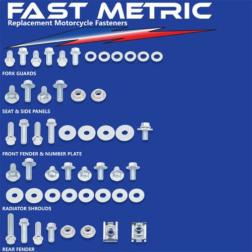 Kits de pernos de plástico y carrocería para Yamaha YZ 250 - Imagen 20 de 40