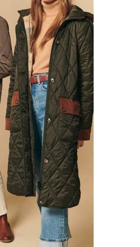 BARBOUR Mickley Quilted Hooded Coat 