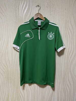 adidas ラガーシャツ 緑/白 University of Otago GERMANY 2012 2013 PRE MATCH POLO FOOTBALL SHIRT SOCCER JERSEY
