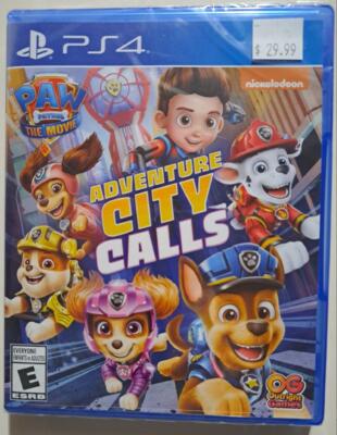 NEW/SEALED PS4 ~PAW PATROL: Adventure City Calls ~GAME ~PLAYSTATION 4 (2021)