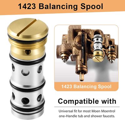 1423 Balancing Spool for Moen Moentrol Tub Shower Balance Faucet Genuine 132343