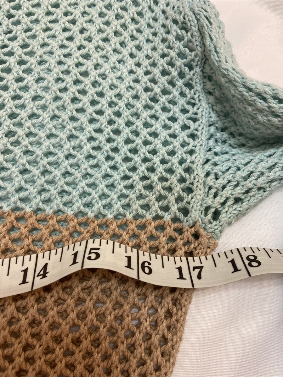 Sweater Project Open Knit High Low Sweater SzS Long Sleeve